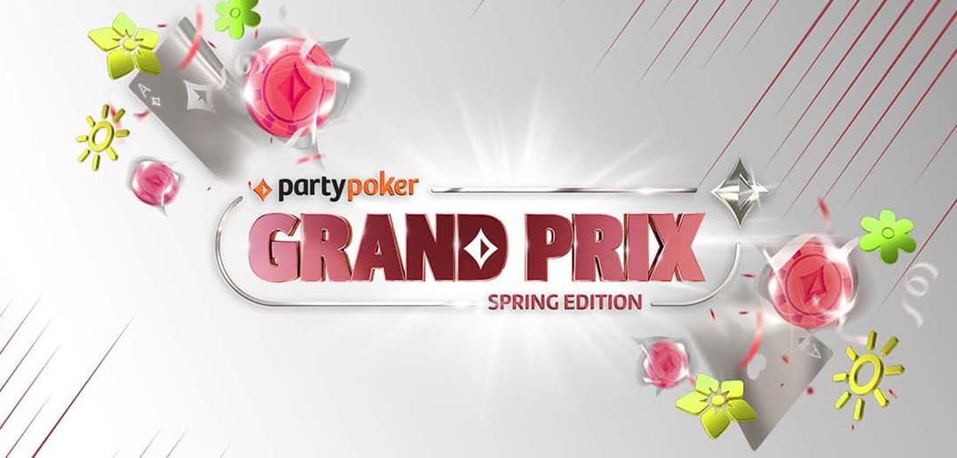 The Grand Prix Spring Edition is coming to PartyPoker from March 16